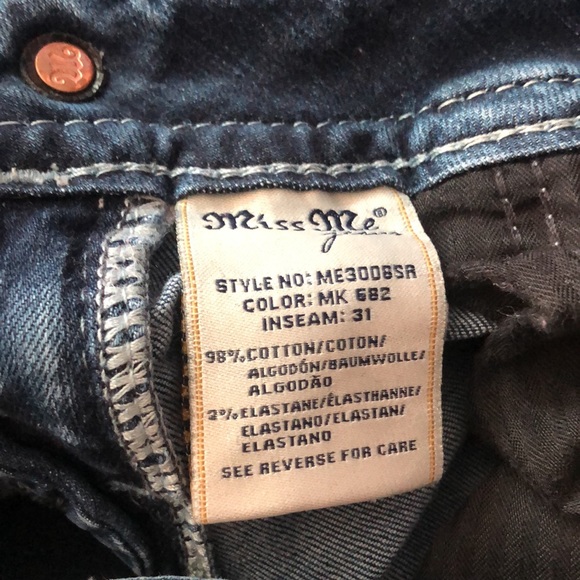 Miss me mid rise skinny jeans p1090 - Picture 6 of 8